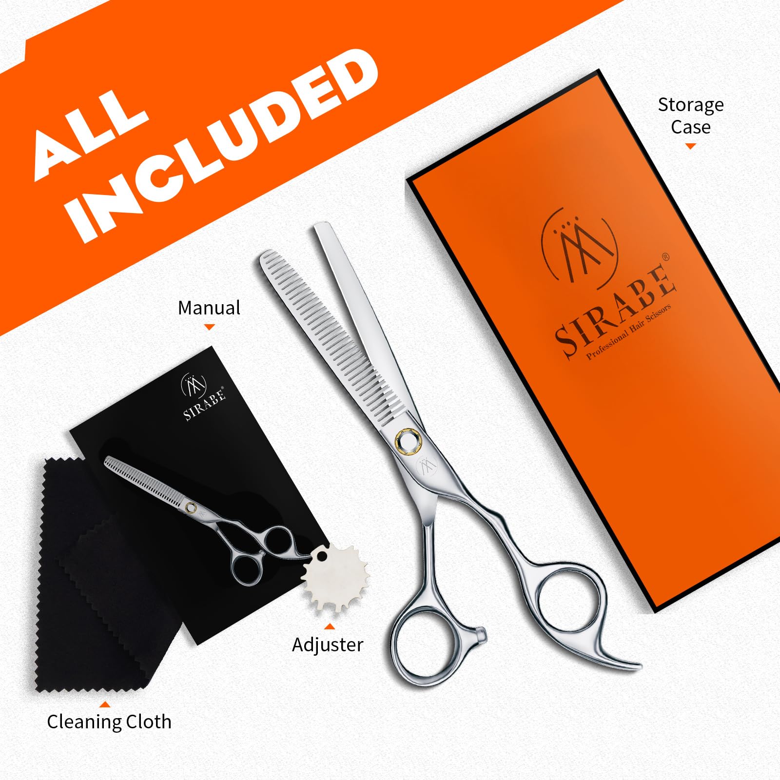 Sirabe lightweight design at 2-21 ounces for easy handling