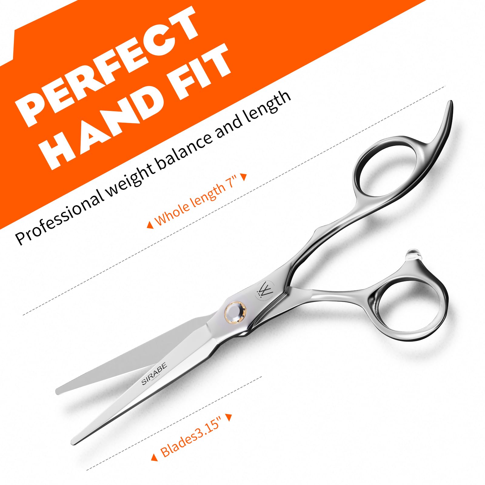 Sirabe precision sharp blades closeup showcase ultra-smooth cutting performance.