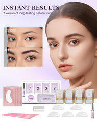 Siripine lash lift kit-lift-pads captured ready for natural-looking curl without makeup.