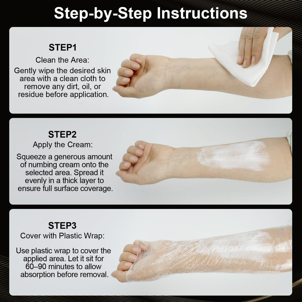 Siripine Numbing Cream fragrance-free formula ideal for sensitive skin users.