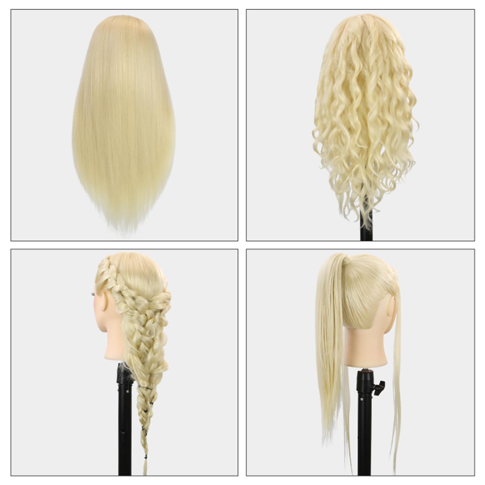 Sirydtm hair-care-ready head demonstrates washing and drying routines on thick hair.