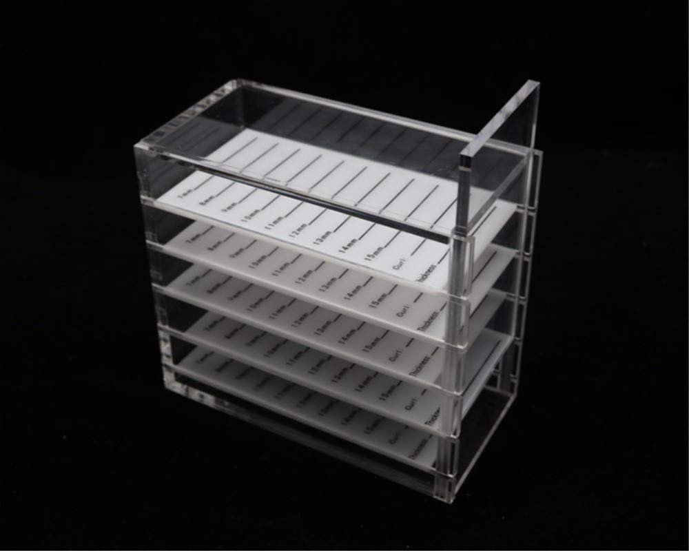 Sisiter clear lash box exudes professional appeal and easy cleaning
