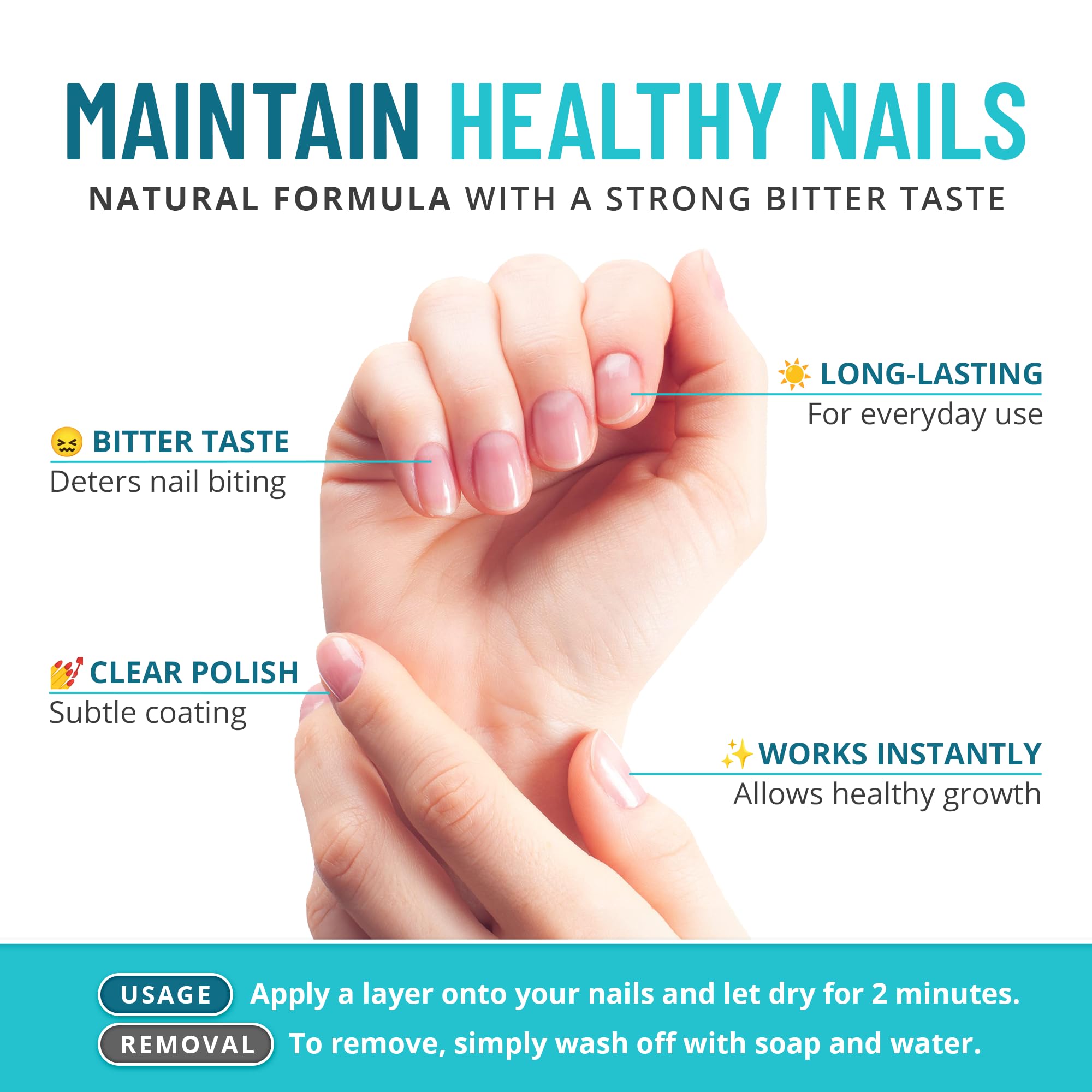 SISQUOC HEALTHCARE Stop Nail Biting brush enables easy DIY application at home