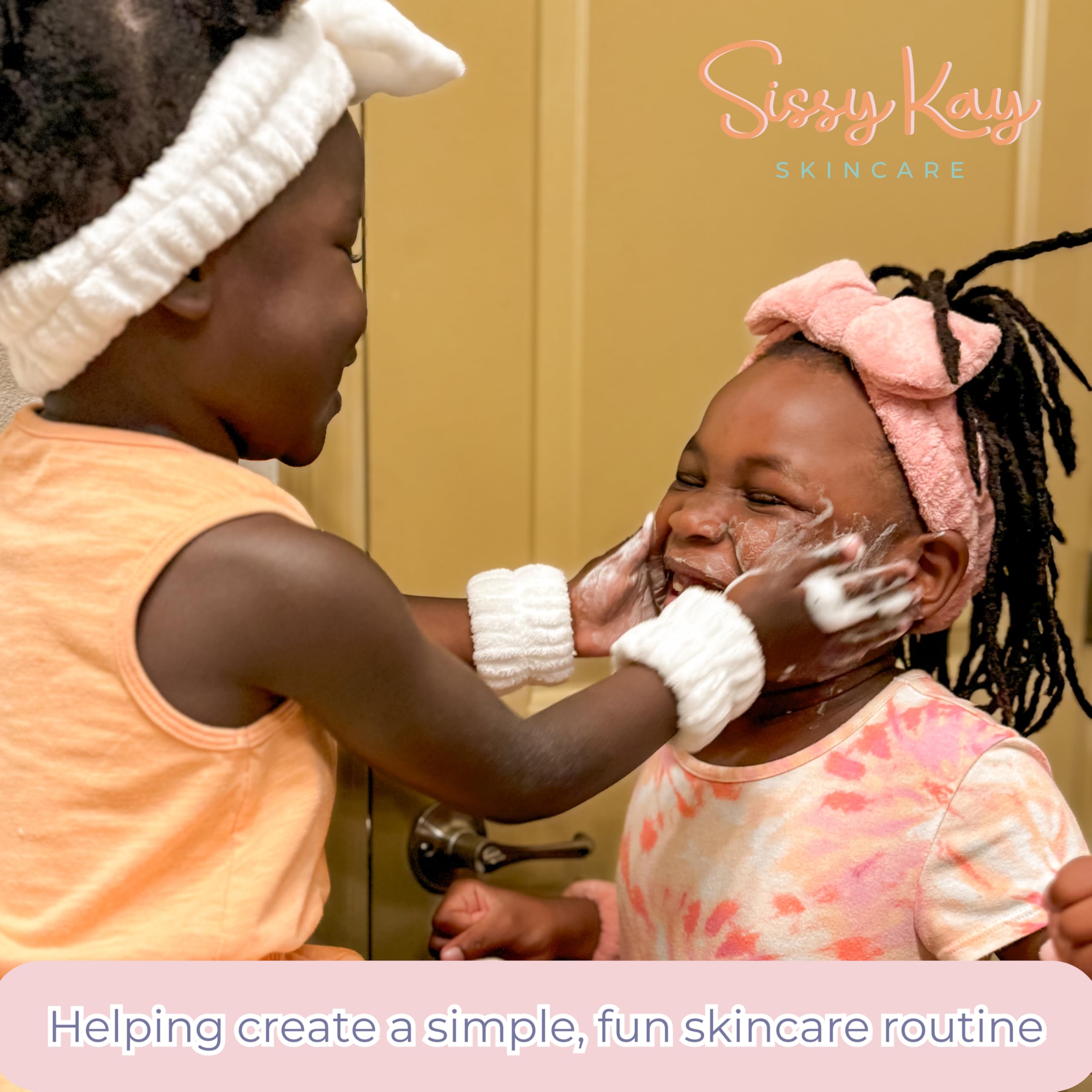 Sissy Kay Kids Face Wash bottle pump for easy daily use.