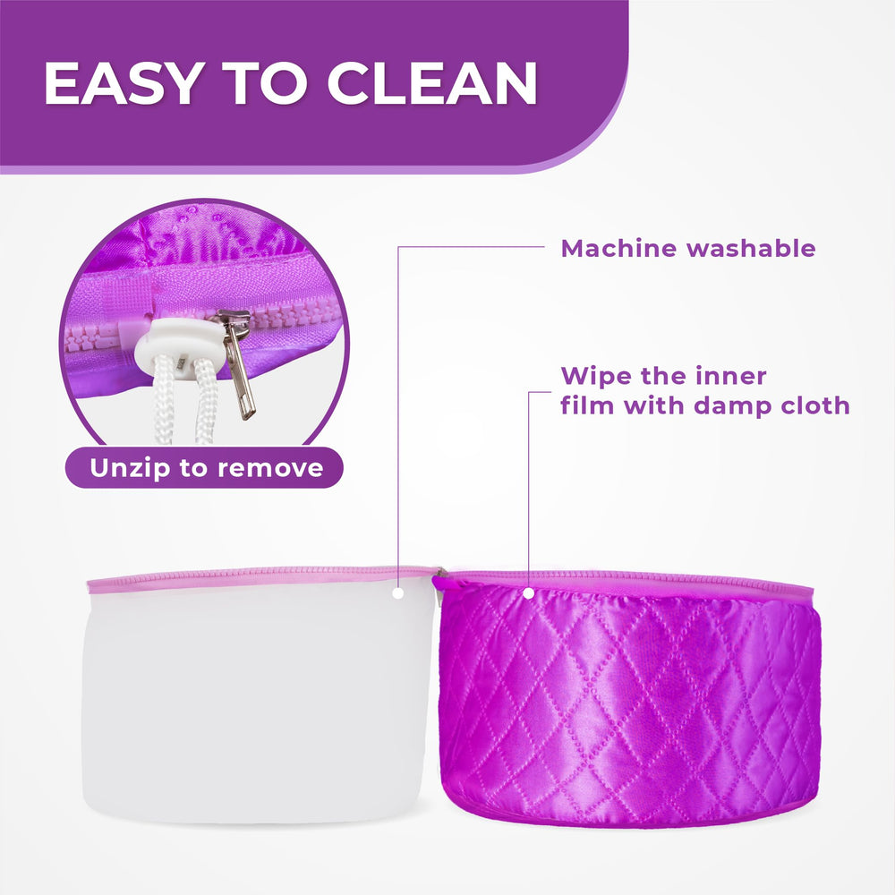 SISWOW hair steamer cap close-up plate highlights heat control and safety features