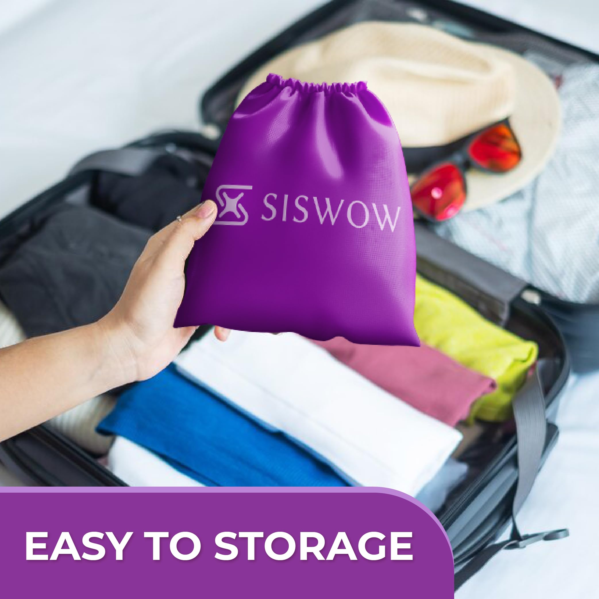 SISWOW hair steamer cap travel-ready setup for on-the-go conditioning