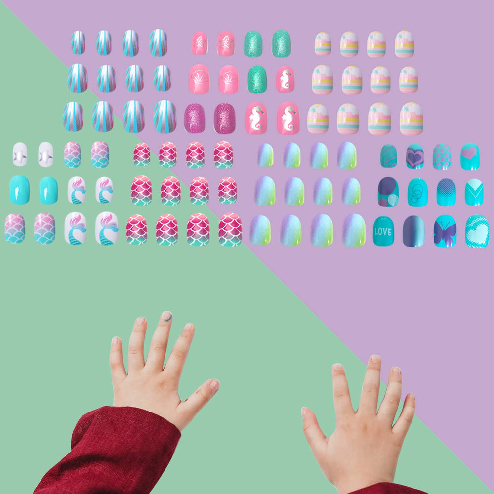 SIUSIO 120pcs press-on nails in 12 sizes for perfect fit