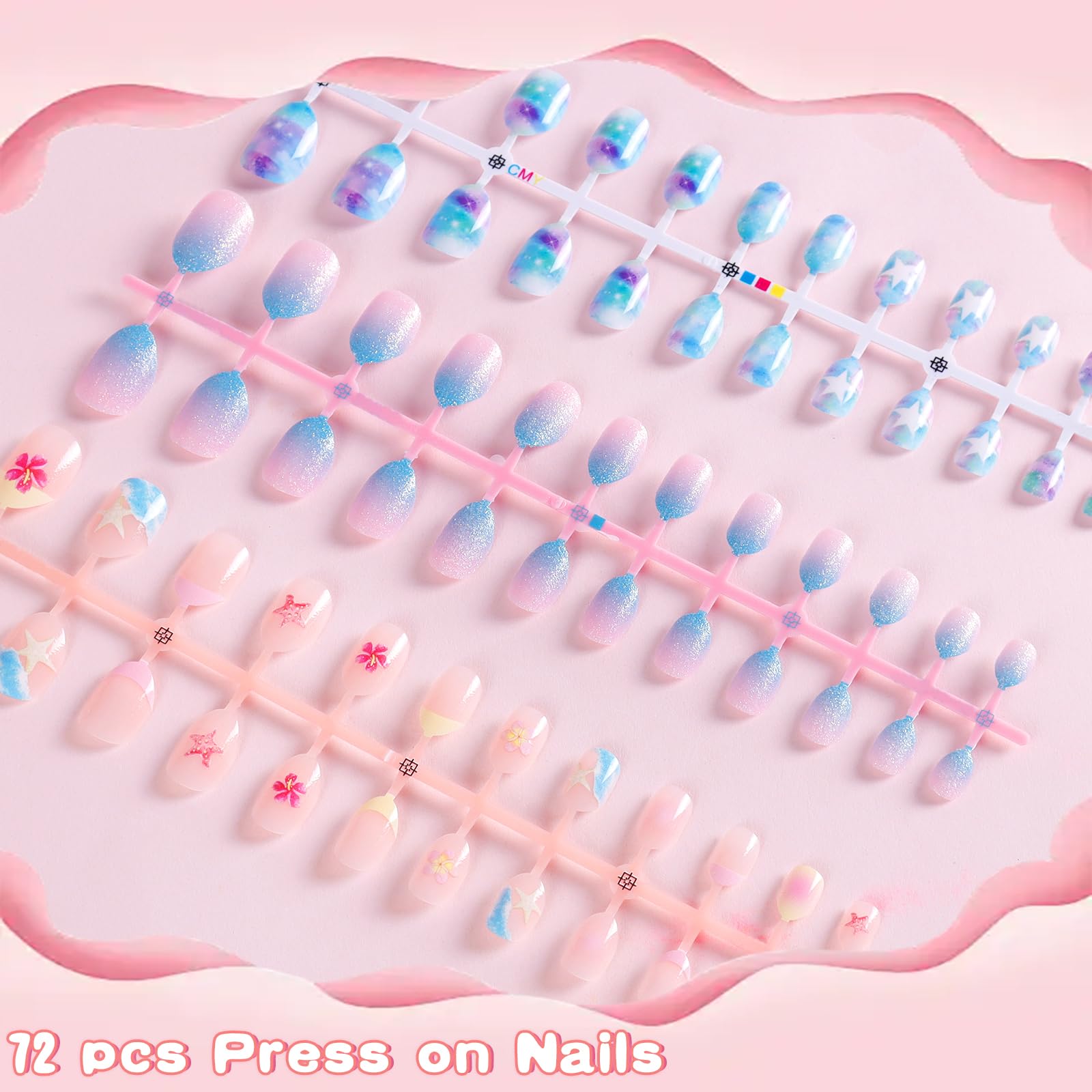 SIUSIO Summer Ocean designs on nails for instant beachy vibe