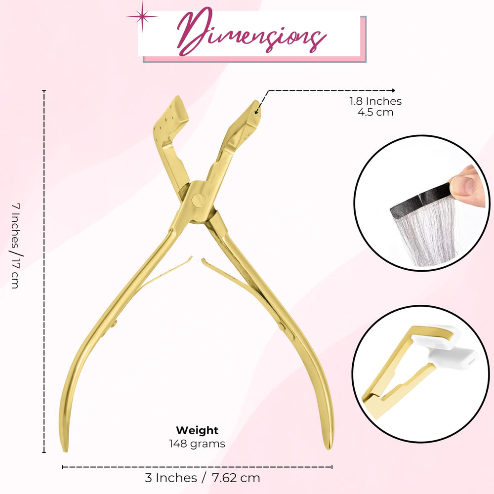 SIVOTE compact tape-in extensions tool ideal for mobile stylists on the go
