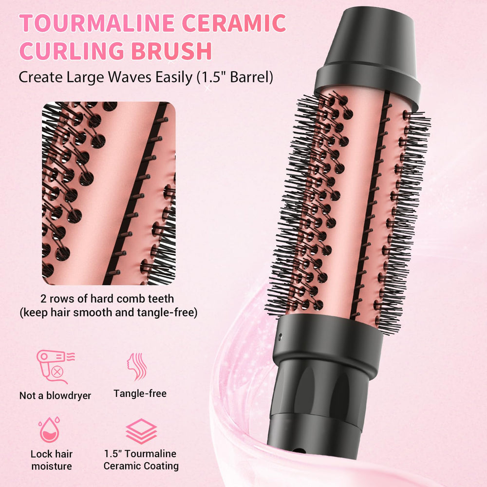 Sixriver 0.4in curling wand delivers tight curls with quick heat.