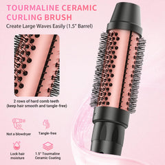 Sixriver 0.4in curling wand delivers tight curls with quick heat.