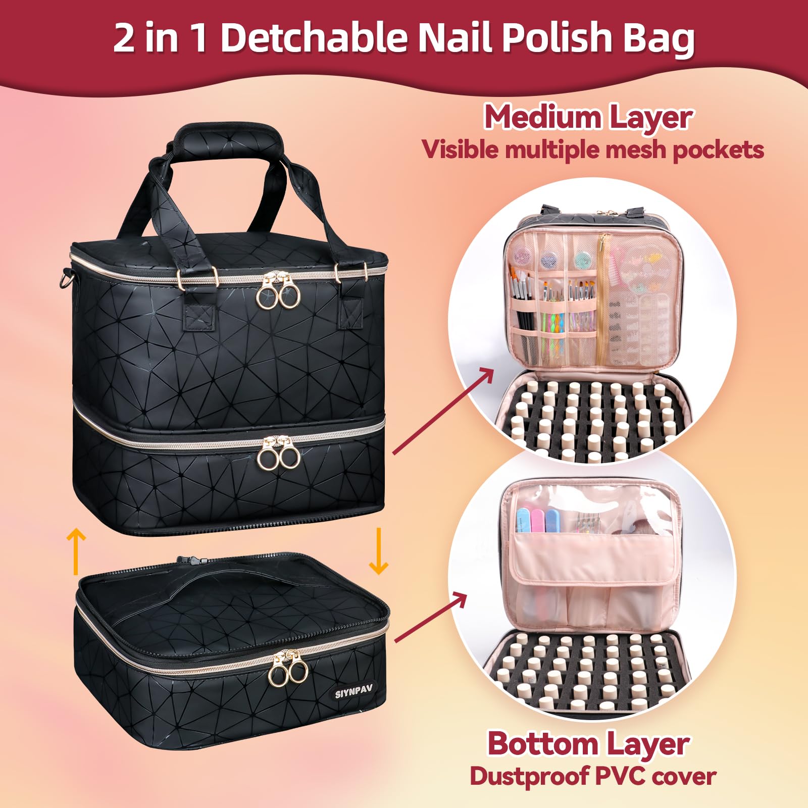 SIYNPAV pu-leather-waterproof-exterior close-up emphasizes durability and wipe-clean surface.