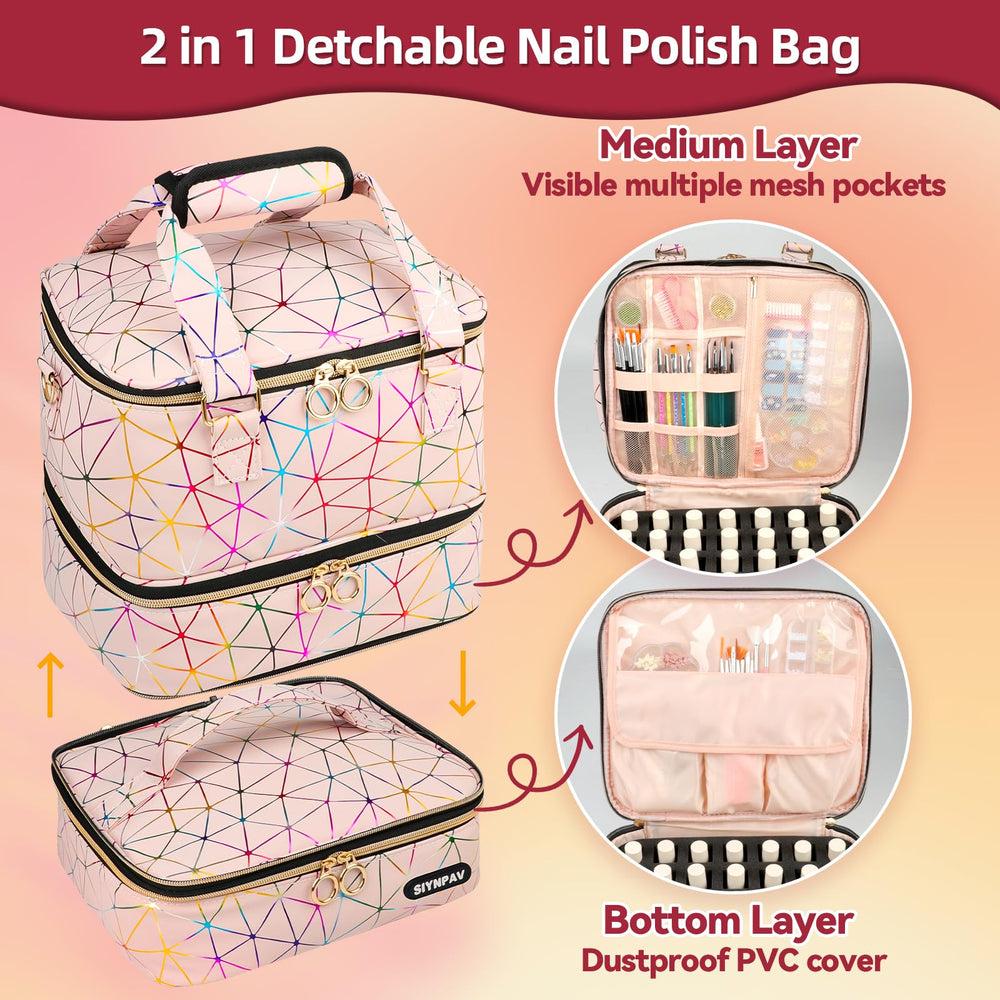 SIYNPAV upper pocket section keeps brushes and tools organized