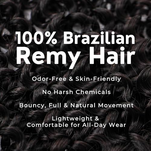 SIYUSI kinky curly clip-in extensions natural black shade blend for seamless daily wear.