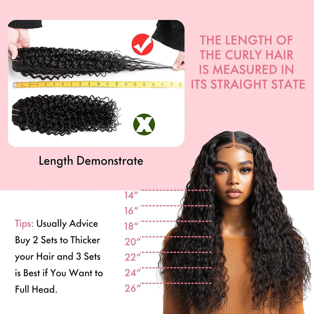 SIYUSI kinky curly clip-in extensions 3C 4A texture with natural shine.