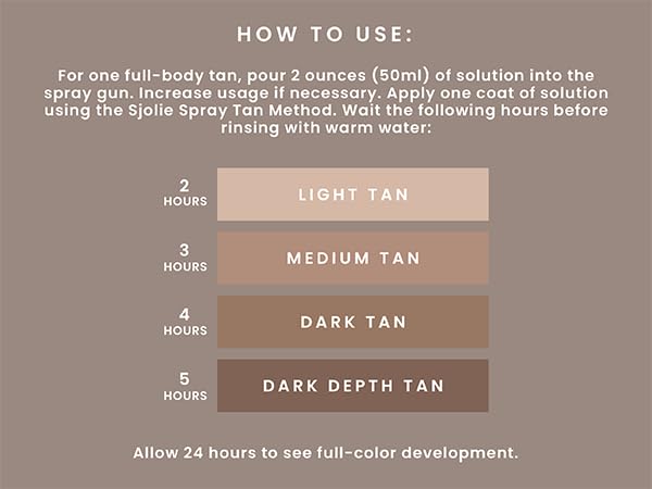 SJOLIE Bronze drops with tan to minimize orange tint.