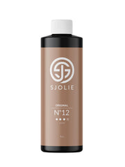 SJOLIE SUNLESS No. 12 dark bottle shows hydrating formula for lasting bronze glow.