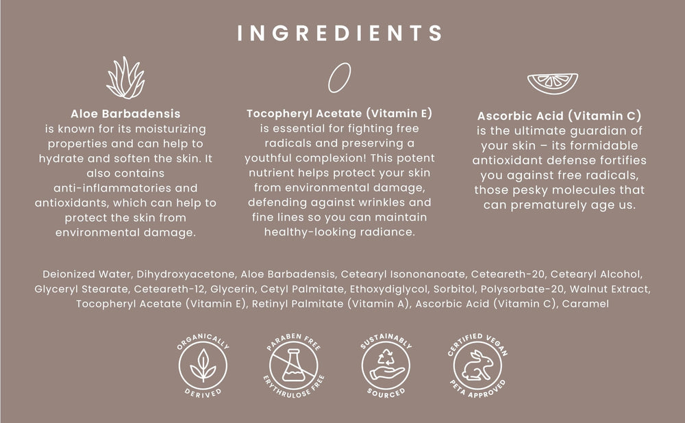 SJOLIE Sunless No.9 application mist highlights hydrating Aloe Vera benefits.