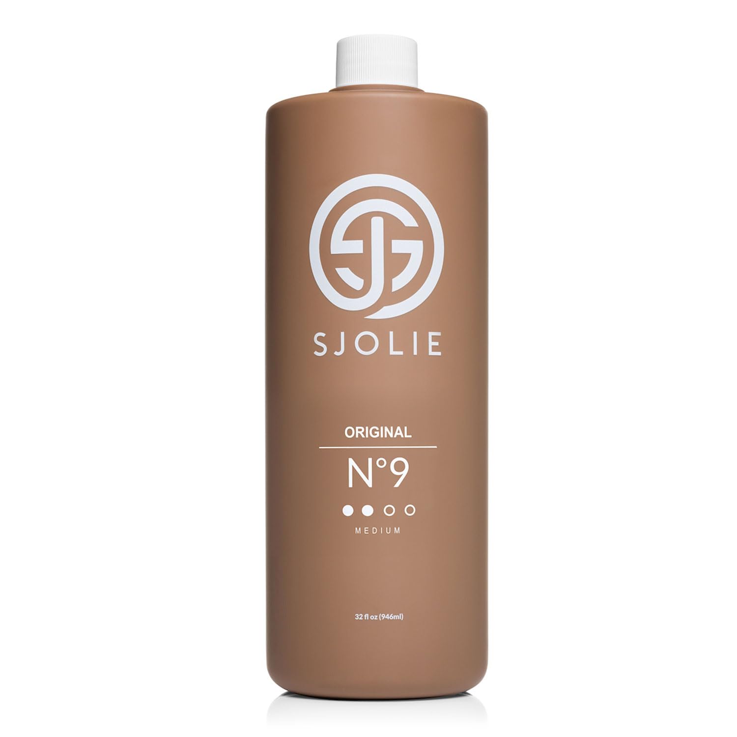 SJOLIE Sunless No.9 bottle front for radiant, even tan results.