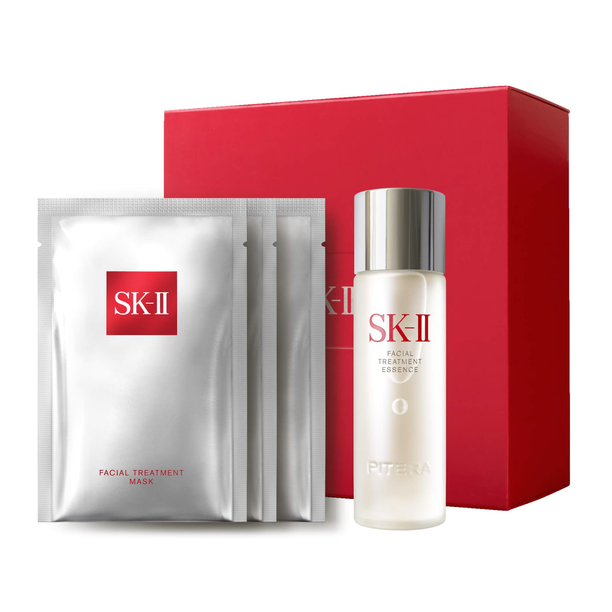 SK-II Glow Up Duo facial treatment essence bottle highlighting PITERA for intense hydration
