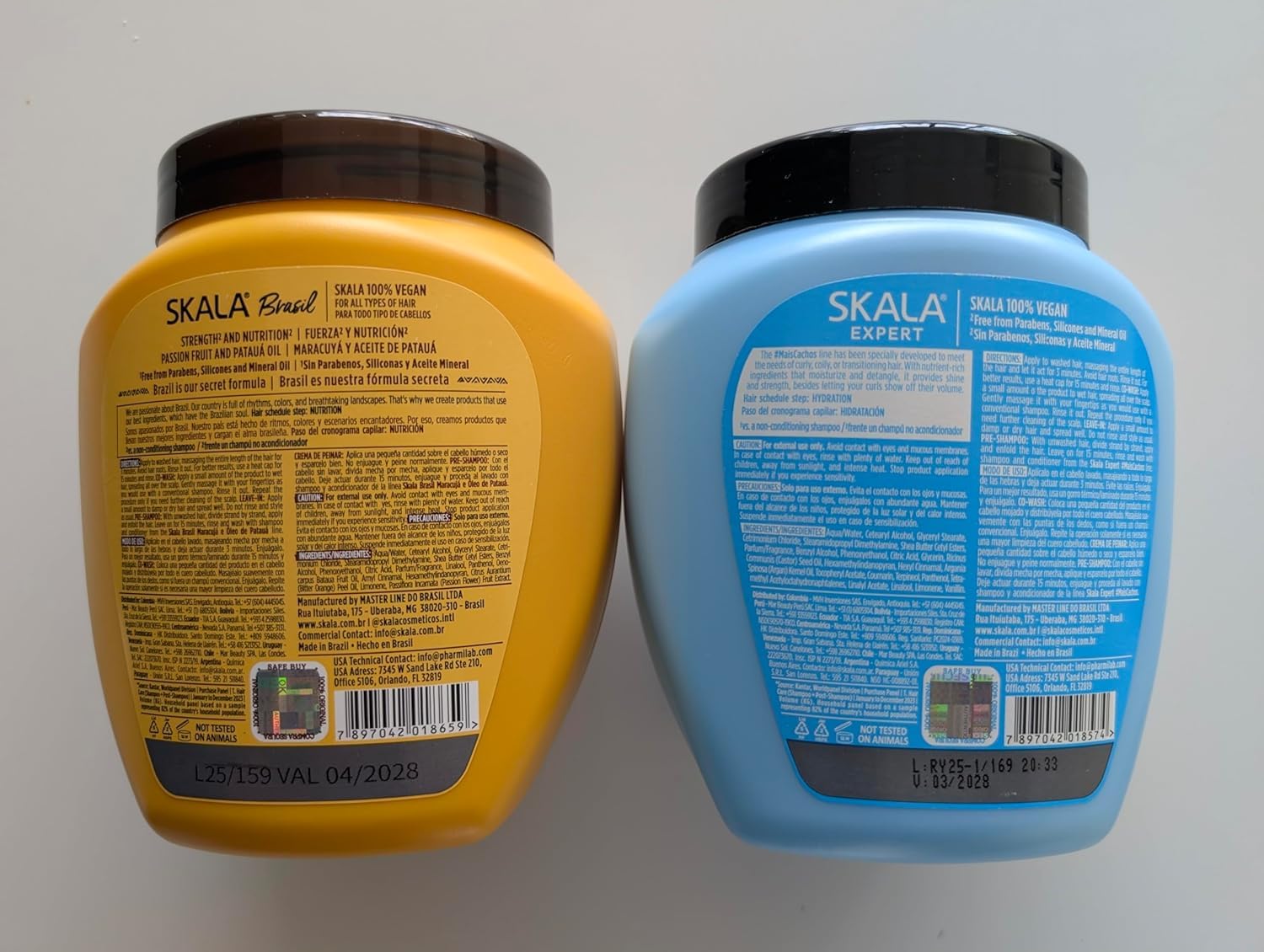 SKALA Hair Type 3ABC Passion Fruit cream closeup highlights definition and manageability for curly hair.