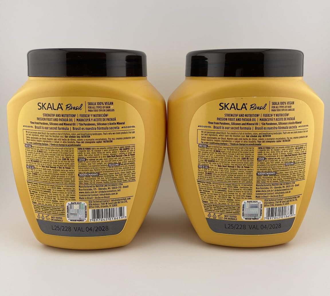 SKALA Maracuja packaging emphasizes silicone- and sulphate-free formula