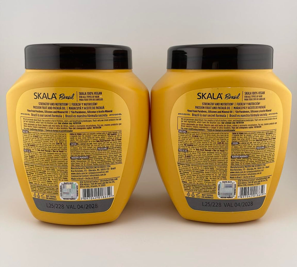 SKALA Maracuja packaging emphasizes silicone- and sulphate-free formula