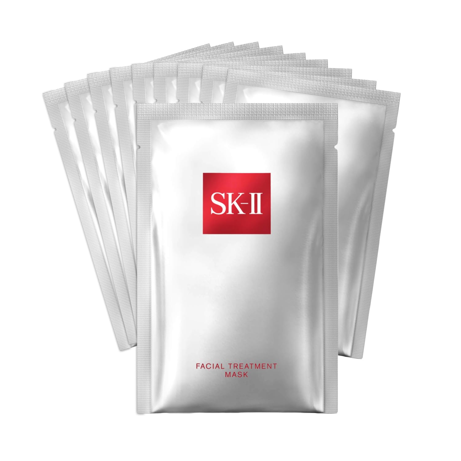 SK-II facial mask pack shot highlights brightening glow for radiant skin