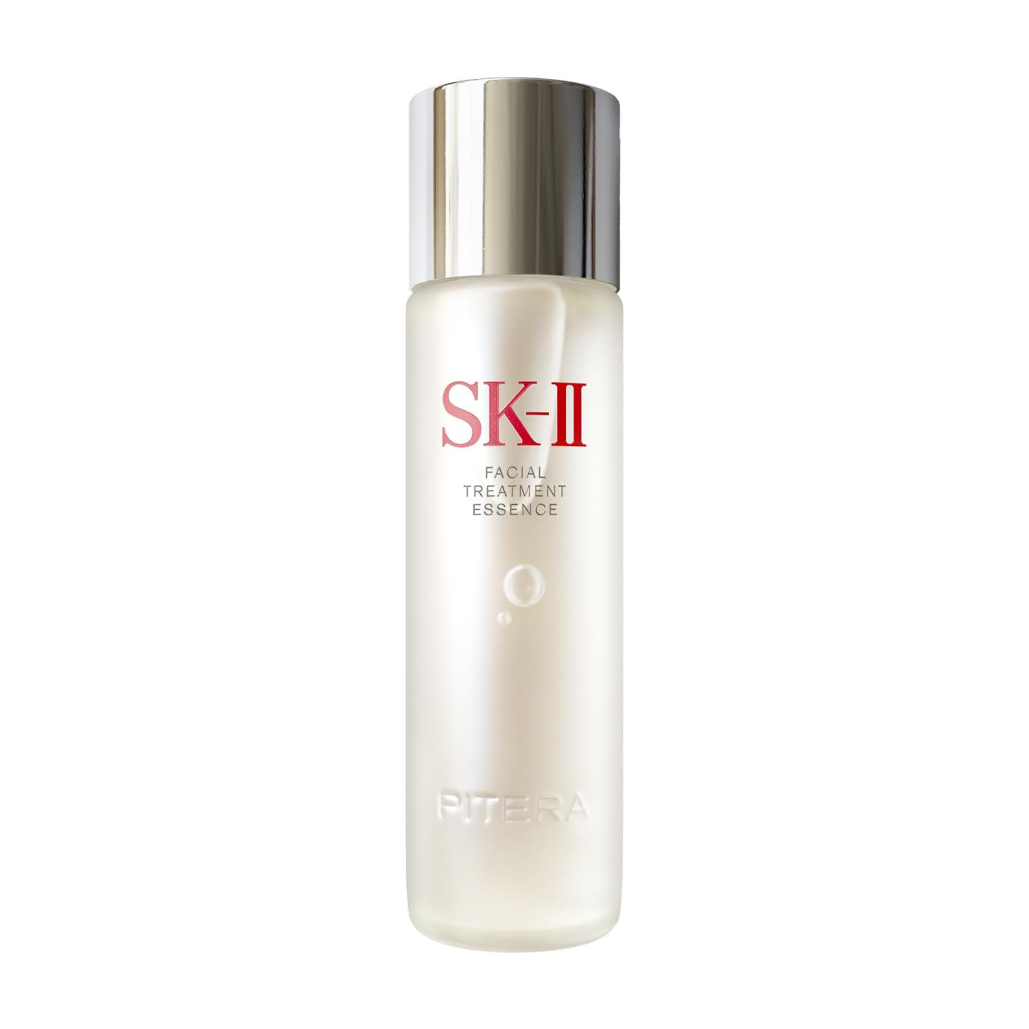 SK-II Facial Treatment Essence bottle closeup highlighting PITERA-rich formula for hydration