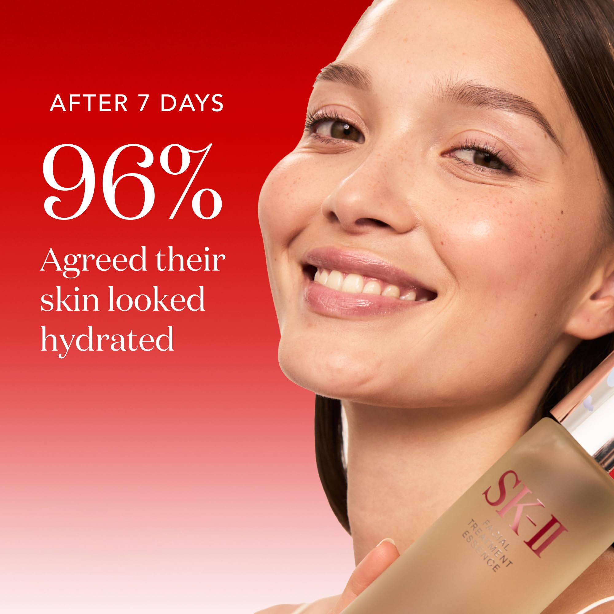 SK-II Facial Treatment Essence glow on skin after use