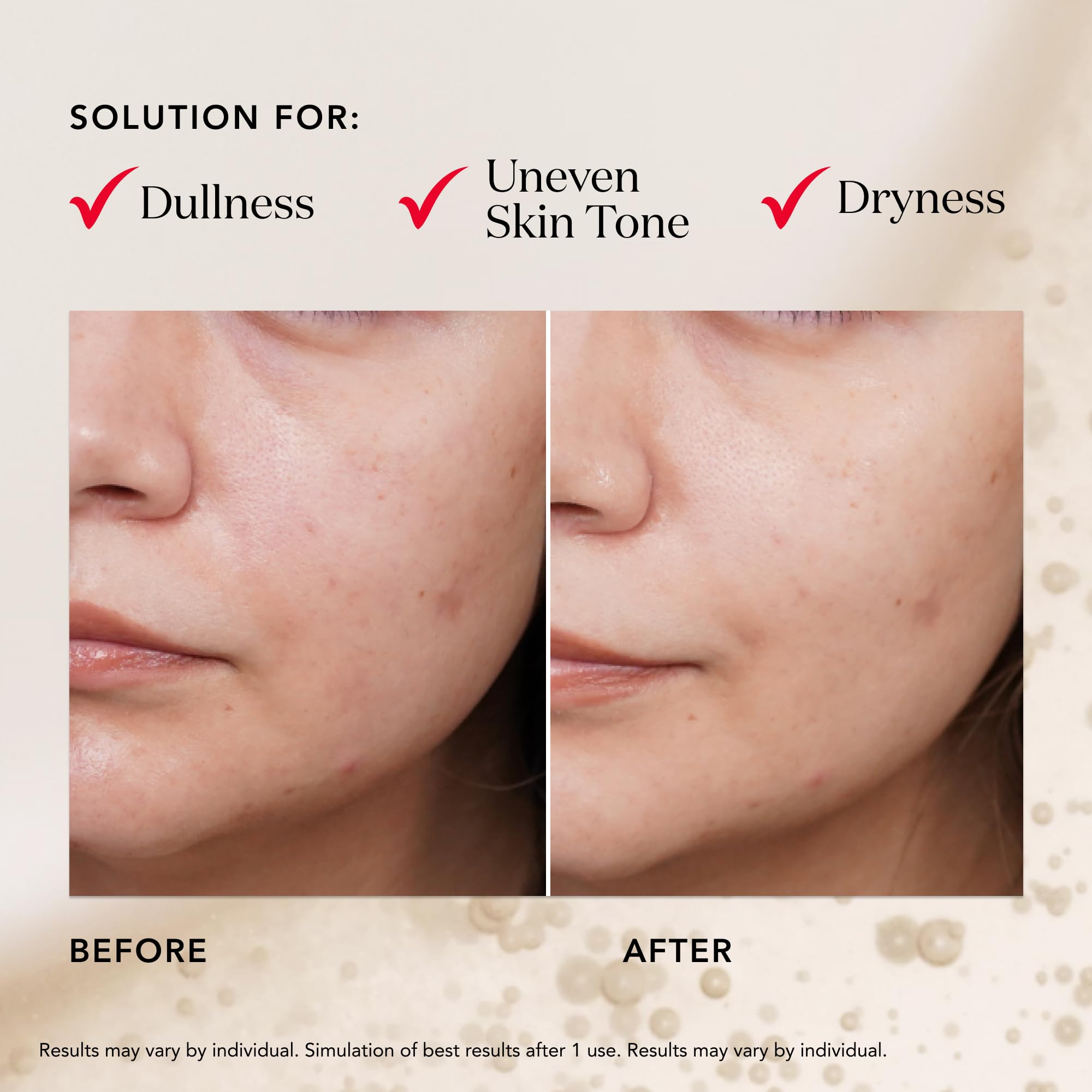 SK-II red carpet glow after use on ready skin