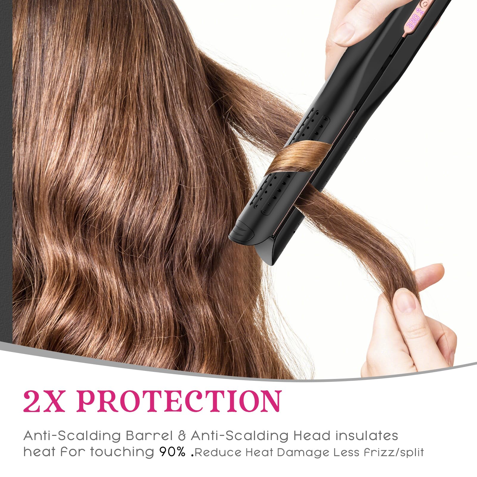 SKIMI Airflow Styler intelligent PTC heating maintains constant heat.