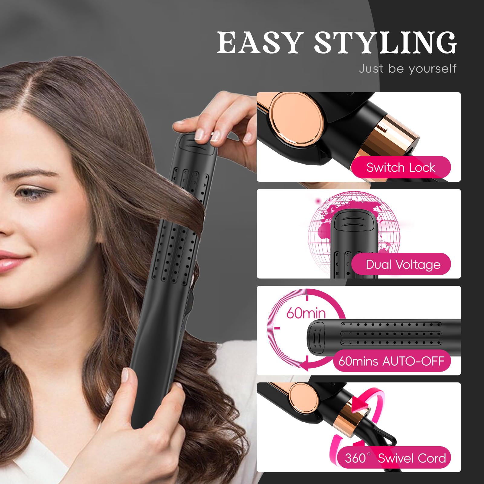 SKIMI Airflow Styler auto-off feature for safety after use