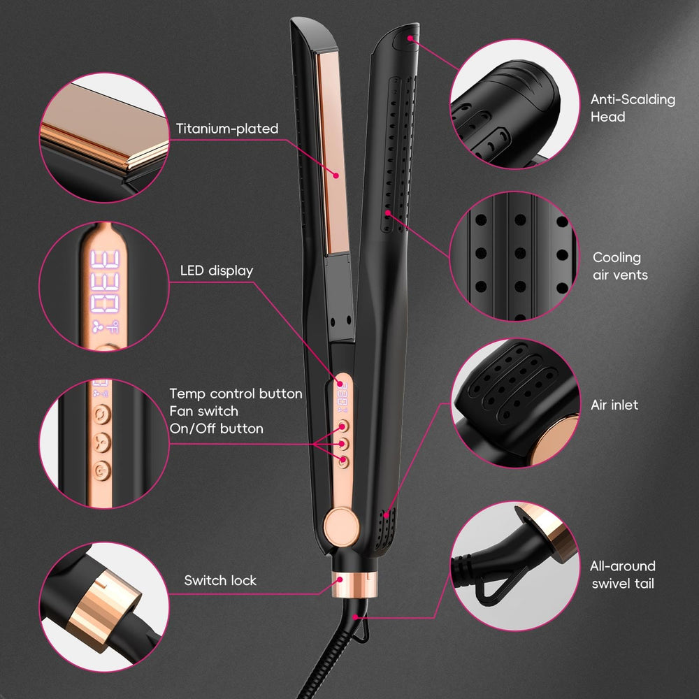 SKIMI Airflow Styler cooling vents delivering quick cool airflow for hold