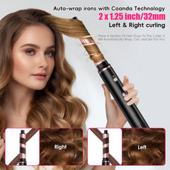 SKIMI 5-in-1-styler shows versatile styling without swapping tools.
