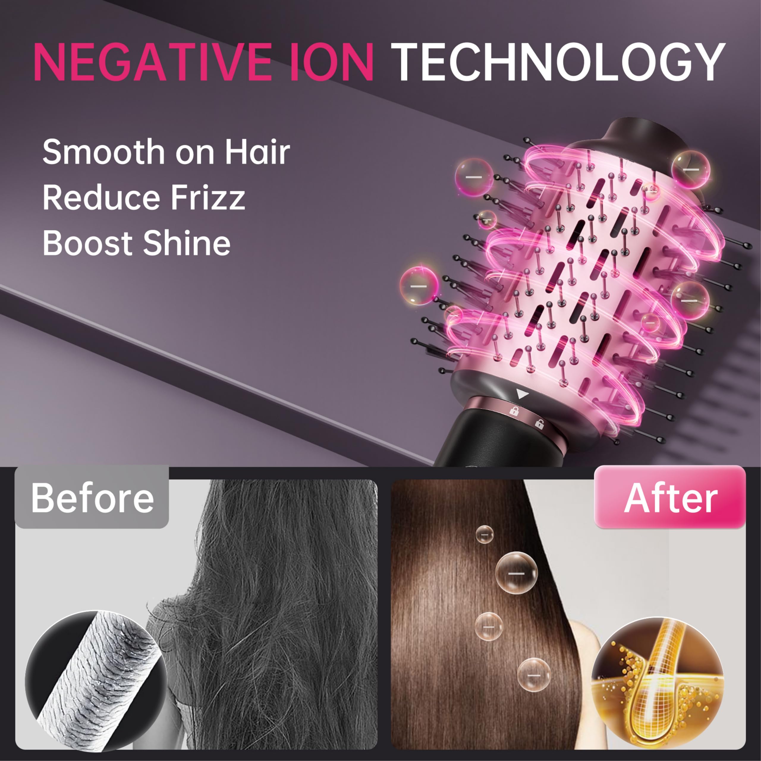 SKIMI 9-settings give precise control for all hair types and textures.