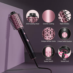 SKIMMI Coanda airflow waves illustrate natural-looking curls with gentle heat.