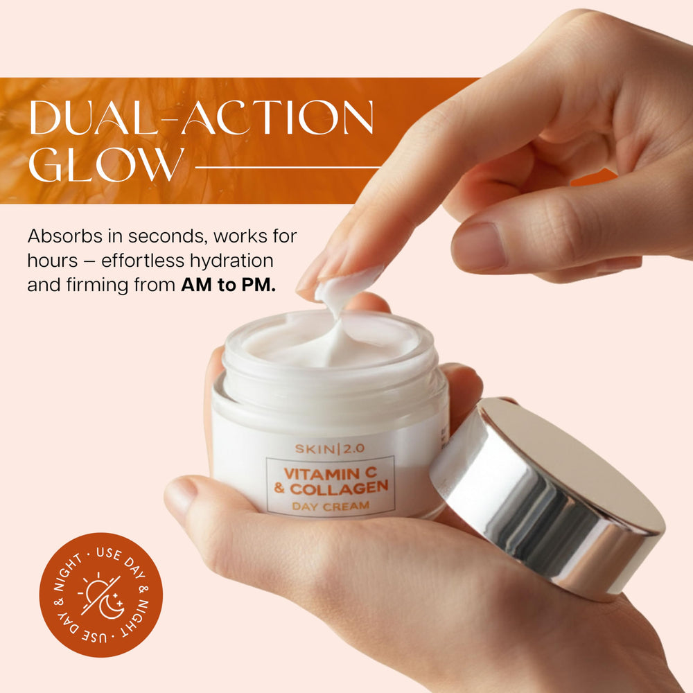 Skin 2.0 Korean skincare set promo pack featuring advanced natural ingredients
