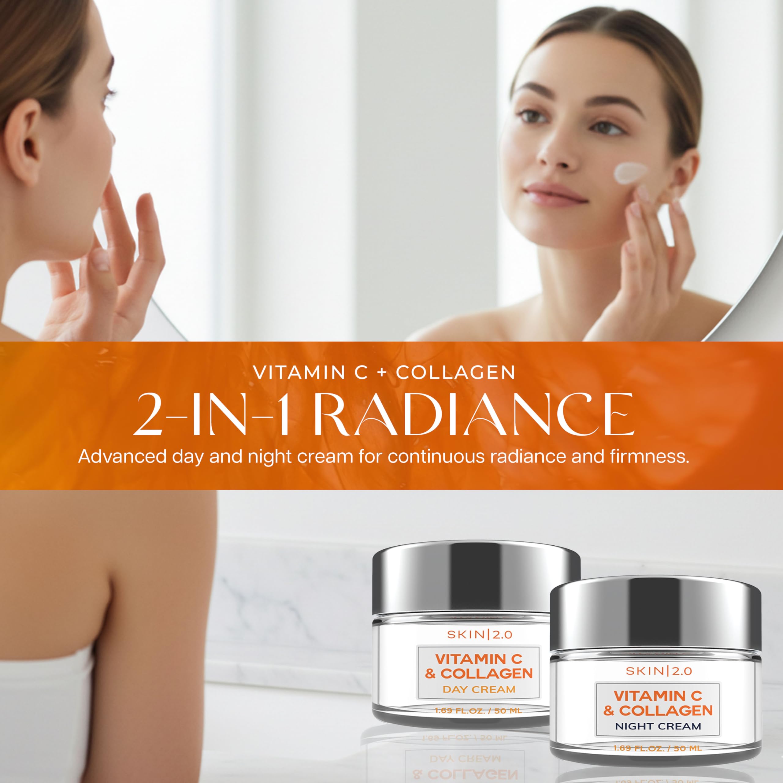 Skin 2.0 vegan ingredients closeup highlighting clean, cruelty-free formulation