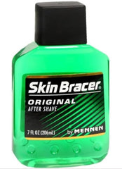 Skin Bracer Original After Shave close-up label emphasizes classic masculine scent.