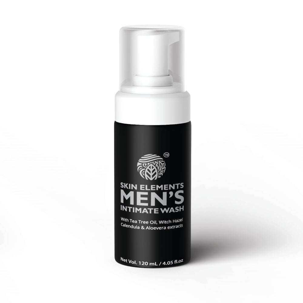Skin Elements Intimate Wash natural-tea-tree-aroma delivers a cool fragrance experience.