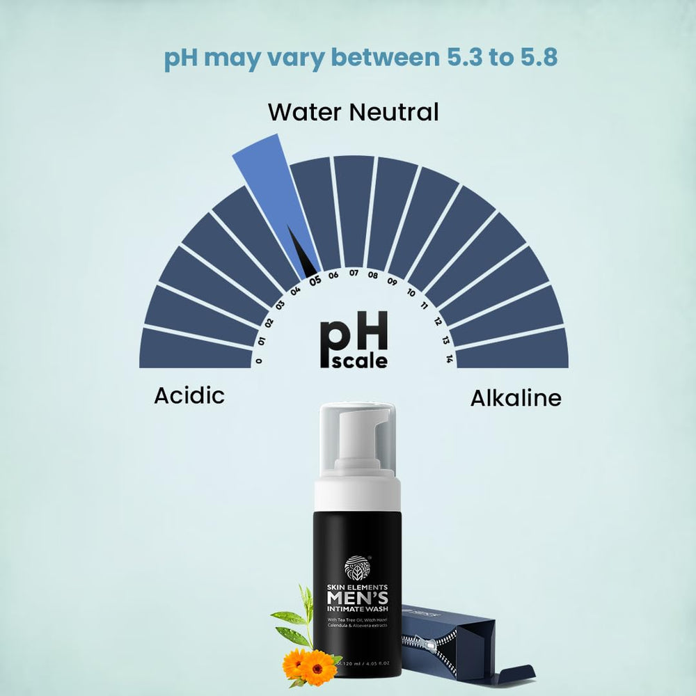 Skin Elements Intimate Wash witch-hazel-tonic emphasizes natural cleansing without greasiness.