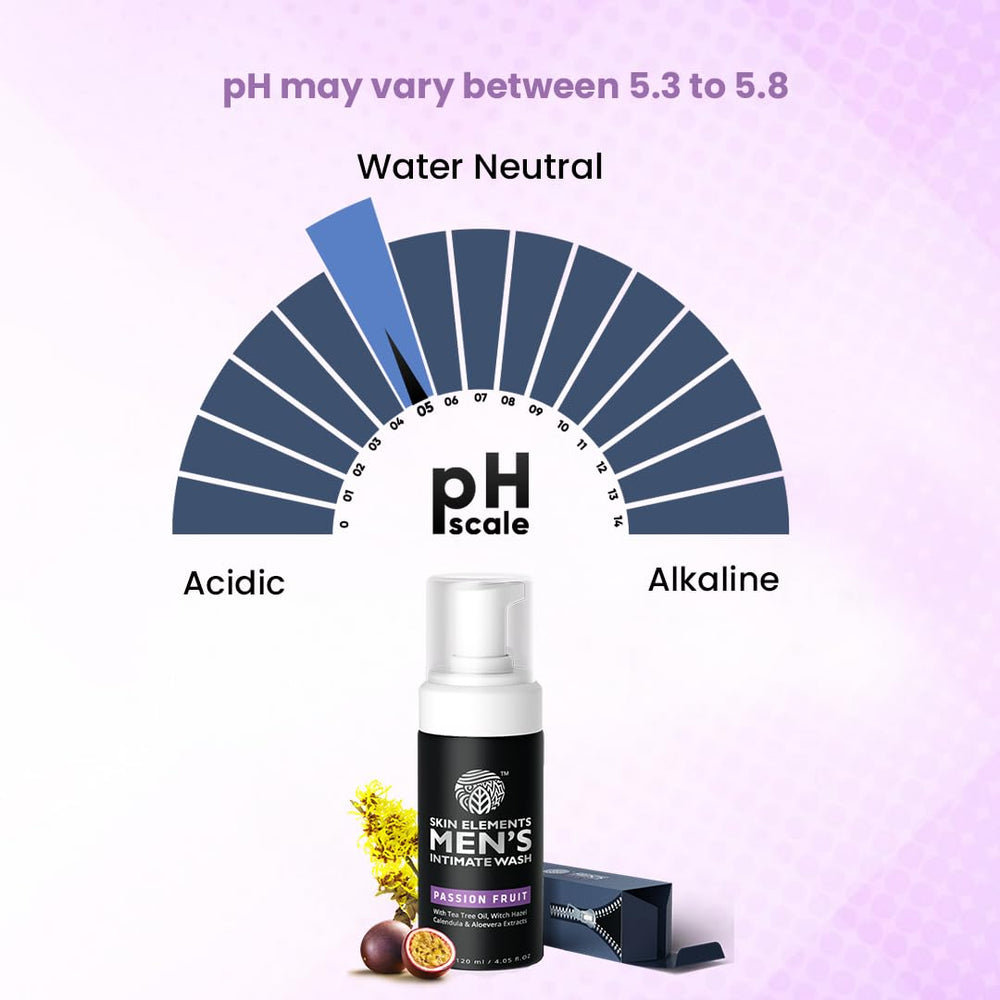 Skin Elements formula close-up highlights natural ingredients like tea tree and aloe.