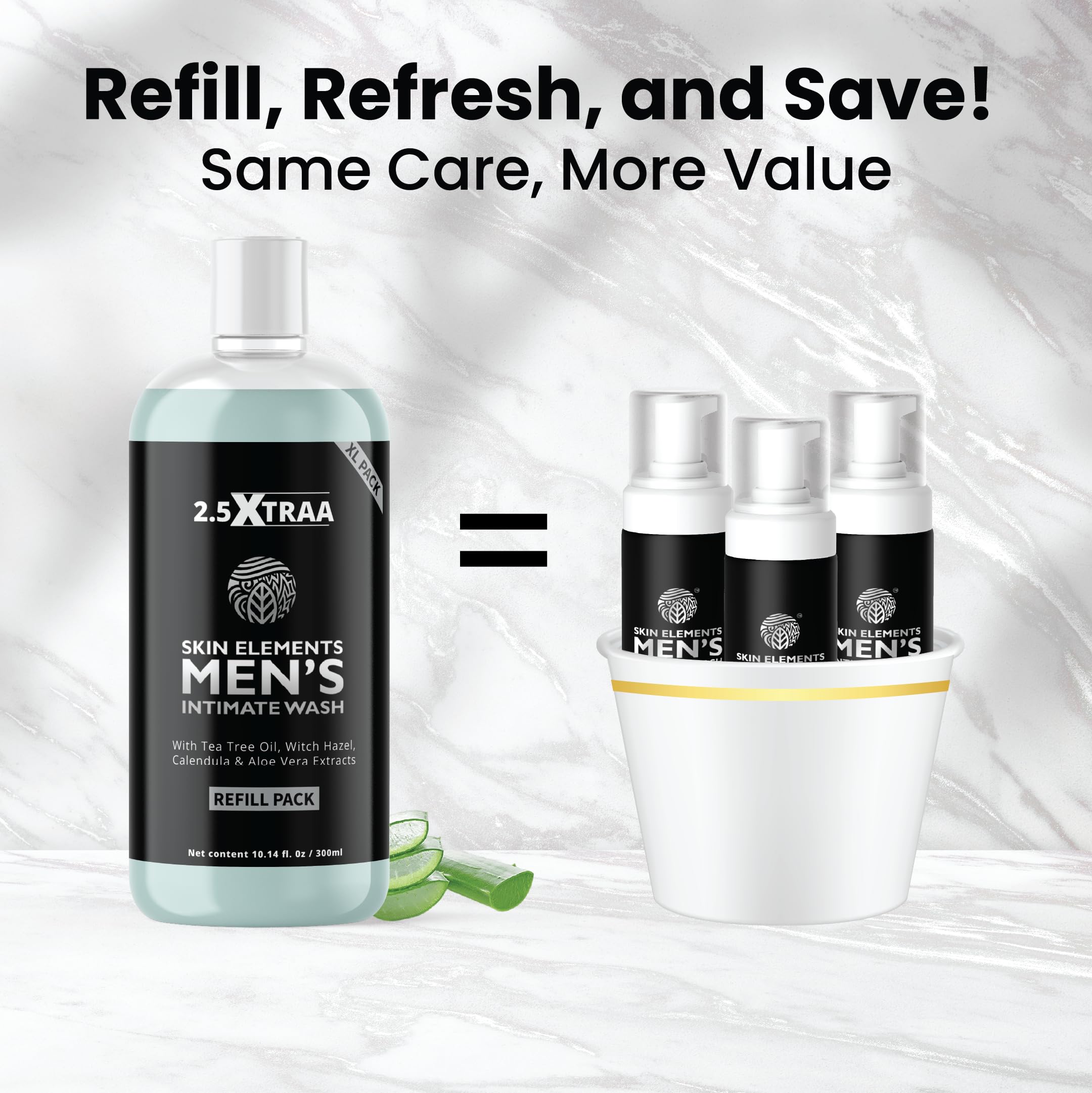 Skin Elements Tea Tree Oil ingredient emphasizes natural scent and odor-control benefits