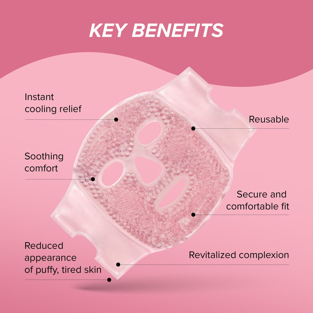 Skin Gym CryoChill fabric side showing gentle cooling for sensitive skin.
