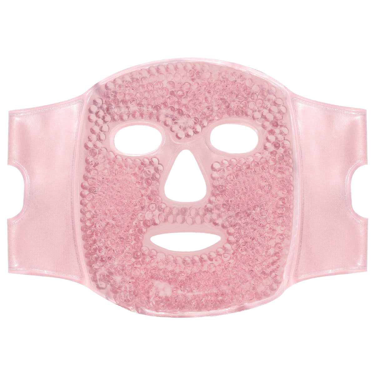 Skin Gym CryoChill face mask closeup highlighting cooling gel beads for soothing relief.