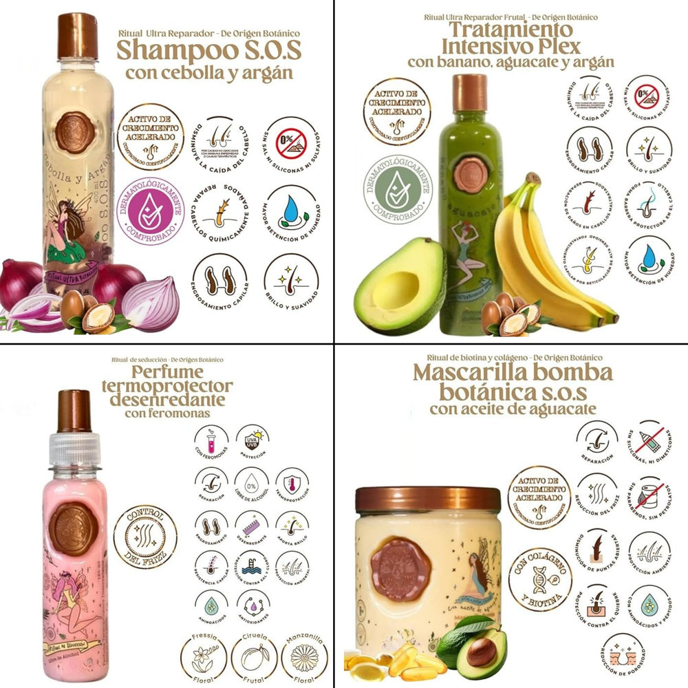 Clarifying Shampoo bottle image promoting buildup removal and scalp health