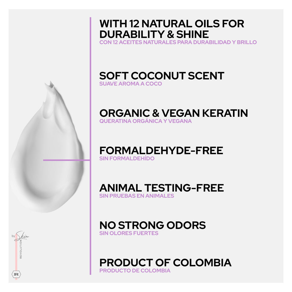 skin revolution ritual botanico keratin application spread demonstrates even preparation for straightening.