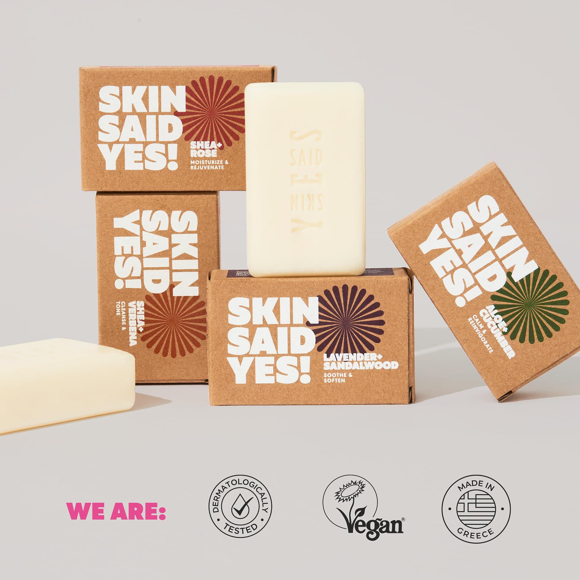 Skin Said Yes Greece-made soap set 8 for an authentic artisan skincare experience.