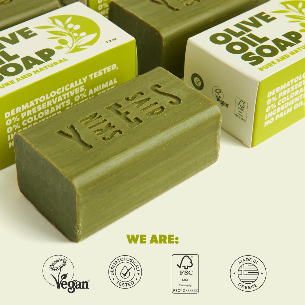 Skin Said Yes Pure Olive Oil Soap Bar simple four-ingredient formula for gentle cleansing